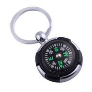 Round Compass Keychain Creative New Style Car Keychain Car Keychain Mobile Phone Keychain Pendant Co