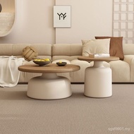 Iron Modern Round Art Living Room Household Home B & B Nordic Cream Small Apartment Red Horse Coffee