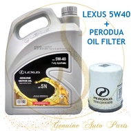 (100% Original) New Lexus MOTOR OIL FULLY SYNTHETIC 5W40 4L API SP 5W-40 GF-6 Fully Synthetic Engine