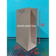 PAPER BAG/ PAPER BAG SIZE 20X10X30