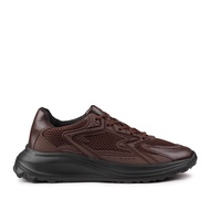 Prabu - Pradana Dark Brown Men's Brown Leather Sneakers