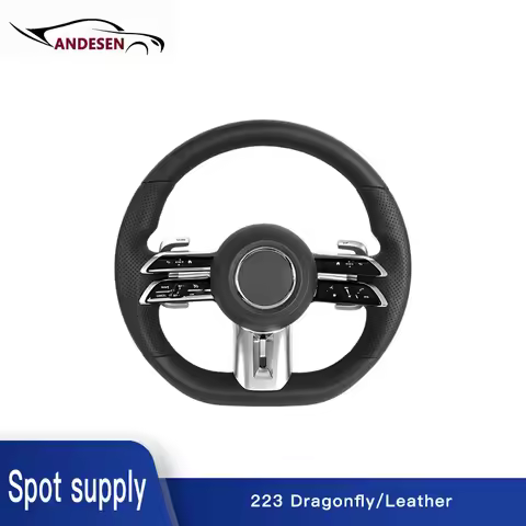 Car Steering Wheel for Mercedes Benz AMG CLA GLC GLB GLS GLE W118 W204 W205 W212 W213 W221 W222 E63 