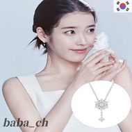 [J.estina]  LALA J COLLECTION Snow White Necklace Korean production + Jewelry case + certificate/IU's pick