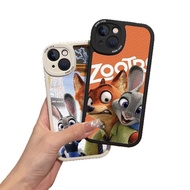 New iphone 17 Pro Max Phone Case 16 Plus Painted Lambskin 15 Zootopia 13 Protective Cover 12