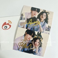 Chu Chu Zhou Yiran Chen Duling Autographed Photo Drama Xuan 20cm Kiss#翘楚 Zhou Yiran Chen Duling Auto