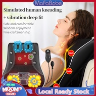 Mafababe 16 Roller Massage Pillow Neck Massager Kneading Back mesin urut badan Electric Body Massage