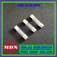 Fuse 2A 250V - Fuse 2A 250V 5x20 mm