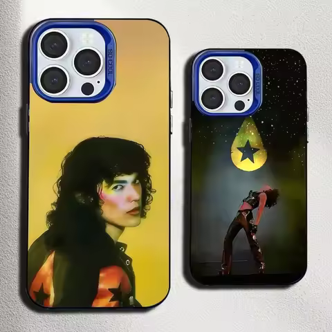 Conan Gray Found Heaven Phone Case For iPhone 16,15,14,13,12,11,Mini,Pro,SE,MAX Blue Matte Silicone 