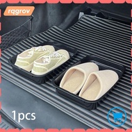 [rqgrov] Car Shoe Storage Box, Vehicle Shoe Organizer, Women's Portable Thick Shoe Organizer,