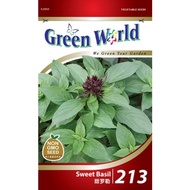 Green World Sweet Basil Seed