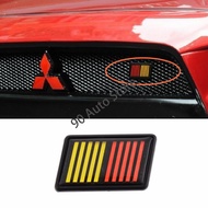3D Ralliart Logo ABS Car Sticker Auto Front Grille Emblem Badge for Mitsubishi V5 V6 Lancer Pajero D