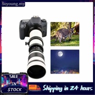 Soyoung 420-800mm Aperture F/8.3-16 Telescope Manual Focus Telephoto Lens for Canon EF