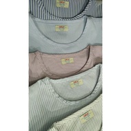 Blouse Muslimah Tunic Cotton Long Jalur