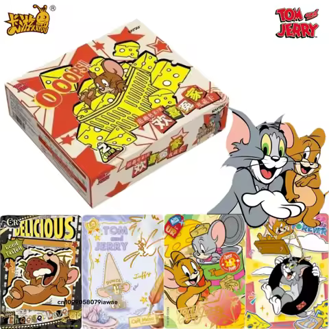 KAYOU-Authentic-New-Tom-and-Jerry-Series-Cards-Frenemies-Collector's-Cards-Fun-Pack-Anime-Merchandis