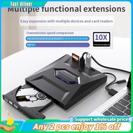 In stock-External DVD CD Writer Burner CD and DVD Player Type C/USB3.0 External DVD CD Drive for PC Laptop Windows 11/10/8/7