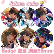 ❀Ready Stocks❀ Obey Me 服从我 おべいみー！Simeon Game Anime Button Badge 动漫周边徽章胸章 58mm