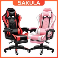 Casualoriginal∏✤Sakula Gaming Chair Pink Office  Adjustable Ergonomic Kerusi Murah