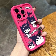 cute cartoon Kuromi Silicone case Applicable iphone 7 iphone 8 iphone se 2020 iphone 7plus  iphone 8 plus ip xr ip x ip xs xs max phone case