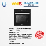 [CLEARANCE STOCK] VEES 70L BUILT-IN ELECTRIC OVEN | MO-70MM08FEC