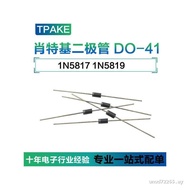 1N5817 1N5819 In-Line Shoteki Diode DO-41 1A 20V-40V IN5817 IN5819 Ready Stock