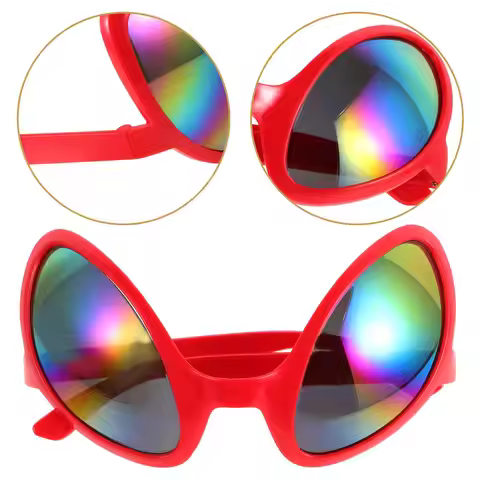 Alien Glasses Stylish Funny Alien Sunglasses Cosplay Costume Sunglasses Prop Funny Eyewear Accessori