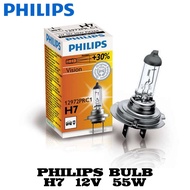 GENUINE PHILIPS ( H7 ) Auto Headlight Standard Bulb Halogen Lamp