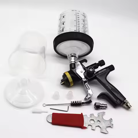 High Efficiency Paint disposable cup Spray Gun Limited Edition 5000B 1.3 Nozzle for Car,Porsche Desi