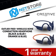 CREATIVE OUTLIER FREE PRO+ BONE CONDUCTION HEADPHONES - (BLACK & BLUE | ORANGE & BLUE)
