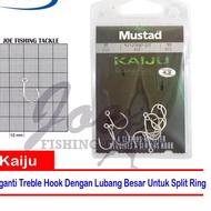 Mustad Kaiju Size 8 Inline Single Hooks - 10121NPDT - Lure Hook