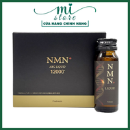Nước uống trẻ hóa da NMN + Arg Liquid 12000 collagen Nhật Bản 1 hộp 12 ống