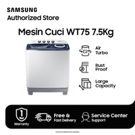 Samsung Mesin Cuci 2 Tabung , 7,5 Kg - WT75H3210MB -(^_^)-