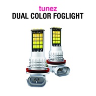 1PC 30LED Dual Color Fog Light Bulb H3 H7 H8 H11 9005 HB3 9006 HB4 P13W Yellow White Ice Blue Car Bu