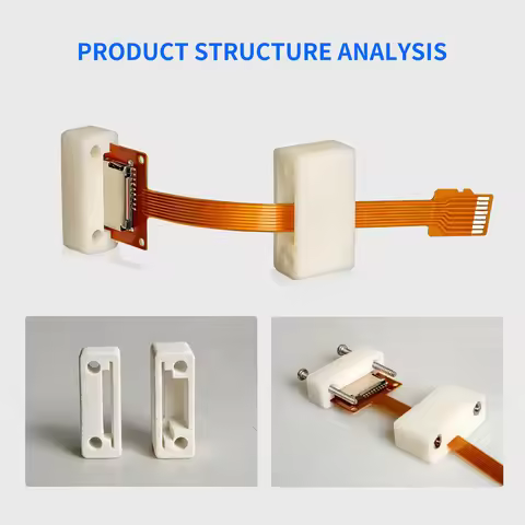 10cm Flexible Micro SD Male to Female Extension Cable with Mount Bracket, Embedded Micro SD Card Exp