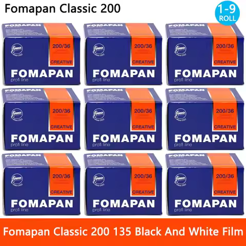1/3/5/10 ROLL NEW Fomapan Classic 200 135 Black And White 36 Exposure Per Roll Film For Kodak M35/H3