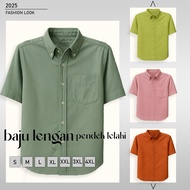 Formal Shirt For Men | Short Sleeve Shirt Men | Premium Quality Cotton Fabric | Baju Lengan Pendek U