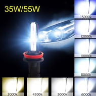 2pcs 55W H1 H3 H7 H8 H11 HB3 9005 HB4 9006 H27 880 881 Hid Xenon Kit Bulb 12V 3000K 4300K 5000K 6000