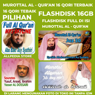 Flashdisk 16GB Isi MUROTTAL Al'Quran 30 Juz 16 Qori Terbaik Bonus OTG