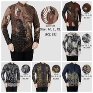 BATIK SOLO / BAJU KEMEJA BATIK PRIA / COLIN DION LENGAN PANJANG BCL