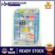 KM Furniture Gallery BK622 5 Tiers Epoxy Dish Rack/ Dish Drainer/ Storage Rack/ Kitchen Rack/ Cutler