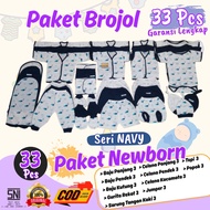 SNI Newborn Baby Clothes Set Newborn Supplies Package 33pcs Girls Boys Clothes Set