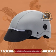 Mũ Bảo Hiểm Napoli Nửa Đầu NS [CHÍNH HÃNG] [FREESHIP] - Nón Bảo Hiểm Màu Sơn Nhám 1/2 NS - Đủ Màu