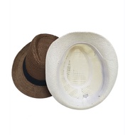 wangssstore (ADULT) PATTERN HAT MEN GROOM FEDORA HAT FASHION bruno mars hat for men
