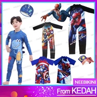 B29 boy 1 piece swimming suit boy swimsuit swimwear cartoon baju renang kanak2 lelaki 男童泳装泳衣泳服 kids 