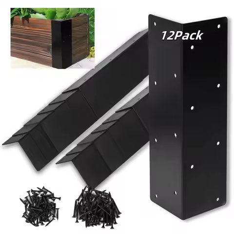 Pcs Raised Garden Bed Corner Brackets for 1224 Flower Vegetable Furniture Planter Wood Garden Bed Bo
