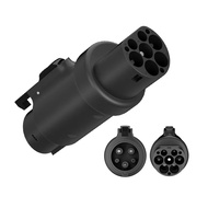 (MYTO) IEC62196 Type 2 to SAE J1772 Type 1 EV Adapter Charging Convertor 250V 32A Type2 to Type1 Cha