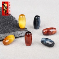 Natural Golden Tiger Eye Red Tiger Eye Blue Tiger Eye Dzi Beads Barrel Beads Loose Beads Diamond Sta