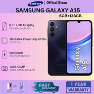 Samsung Galaxy A15 5G (6GB+128GB) | 6.5" Super AMOLED Display | 50MP Camera | Samsung Malaysia Warra