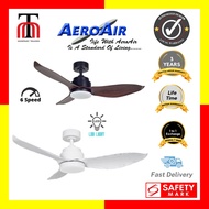 AeroAir AA320 35" / 46" / 52" Ceiling Fan with Dimmable 24W Tri Tone LED