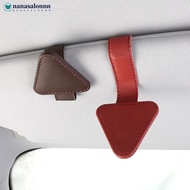 NANASALONNN Triangle Car Sun Visor Glasses Holder Frame Auto Fastener Clip Glasses Ticket Document H