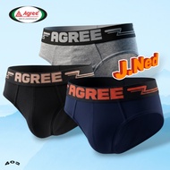 J402 (3 - 12 Pcs) Agree Adult Men's Underwear, Men's Underwear Size M, L, XL